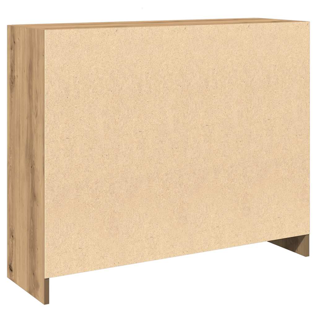 Sideboard Artisan-Eiche 91X28X75 Cm Holzwerkstoff