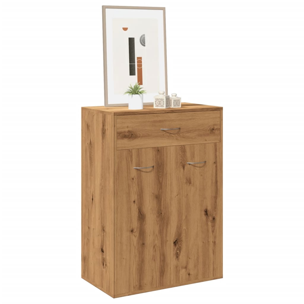 Schuhschrank Sonoma-Eiche 60X35X84 Cm Holzwerkstoff
