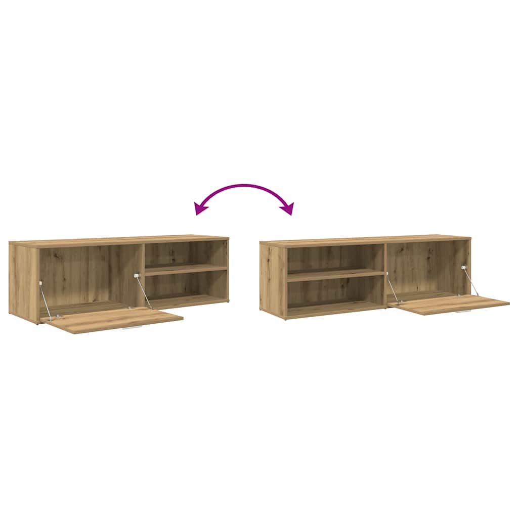 Tv-Schrank Artisan-Eiche 120X34X37 Cm Holzwerkstoff