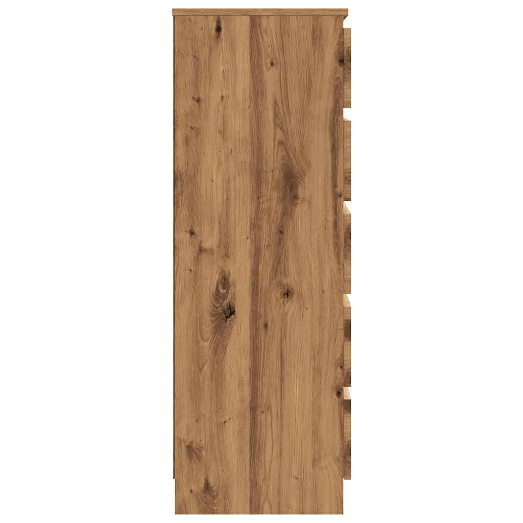 Schubladenschrank Artisan-Eiche 60X36X103 Cm Holzwerkstoff