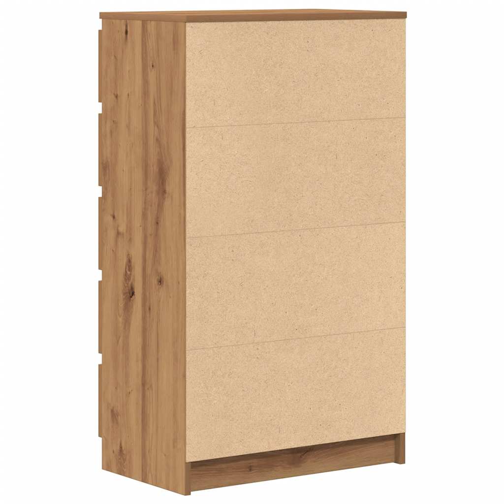 Schubladenschrank Artisan-Eiche 60X36X103 Cm Holzwerkstoff