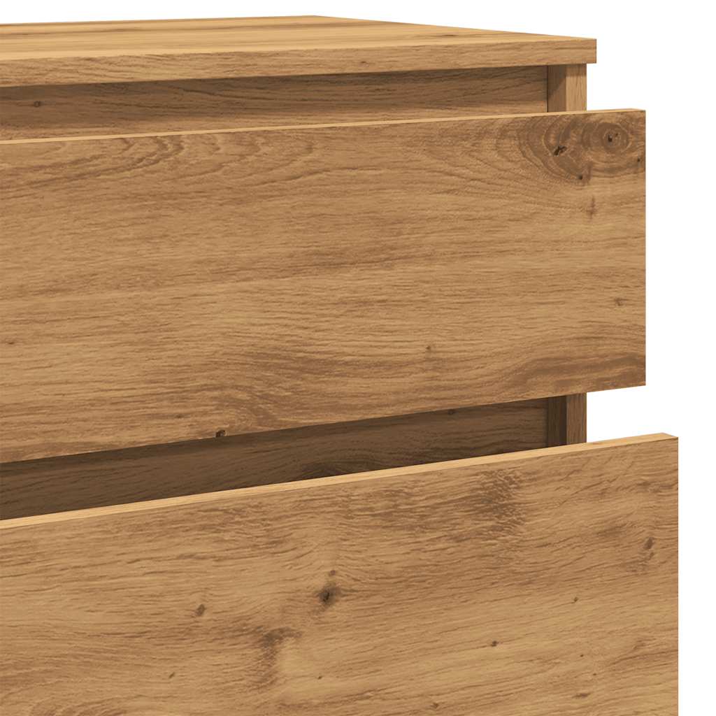 Schubladenschrank Artisan-Eiche 60X36X103 Cm Holzwerkstoff