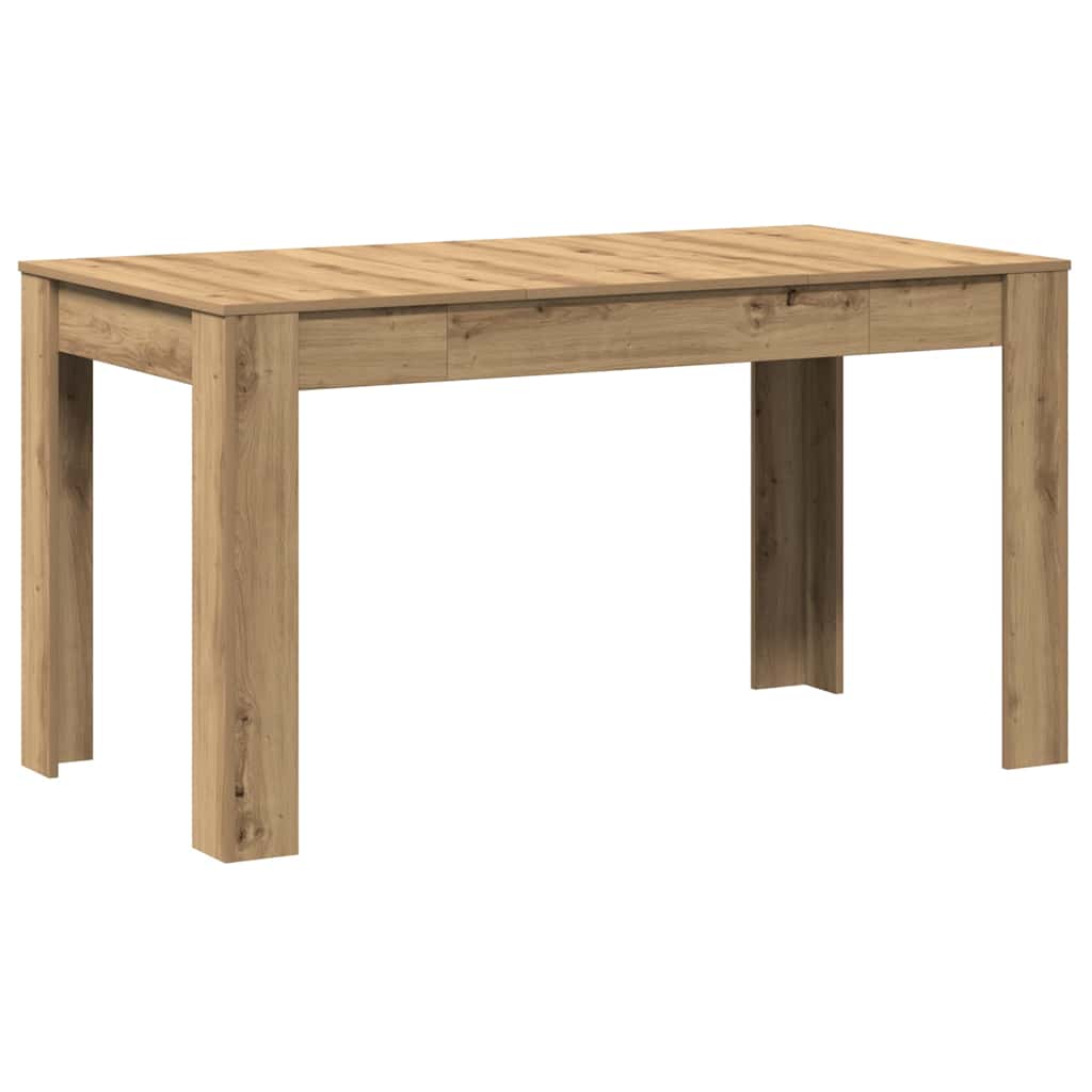 Esstisch Artisan-Eiche 140X74,5X76 Cm Holzwerkstoff
