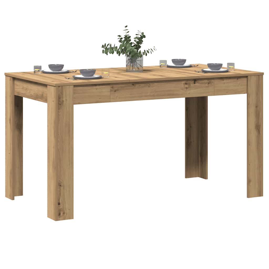Esstisch Artisan-Eiche 140X74,5X76 Cm Holzwerkstoff
