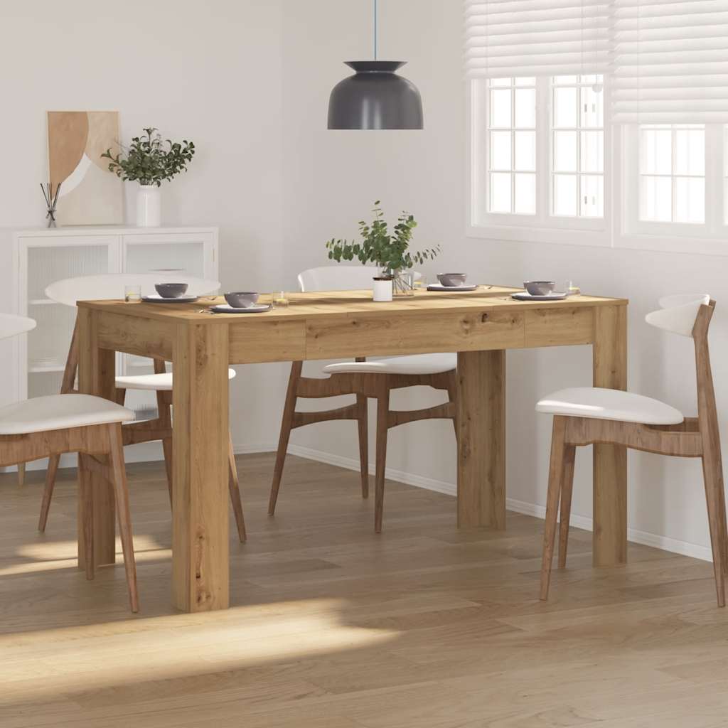 Esstisch Artisan-Eiche 140X74,5X76 Cm Holzwerkstoff