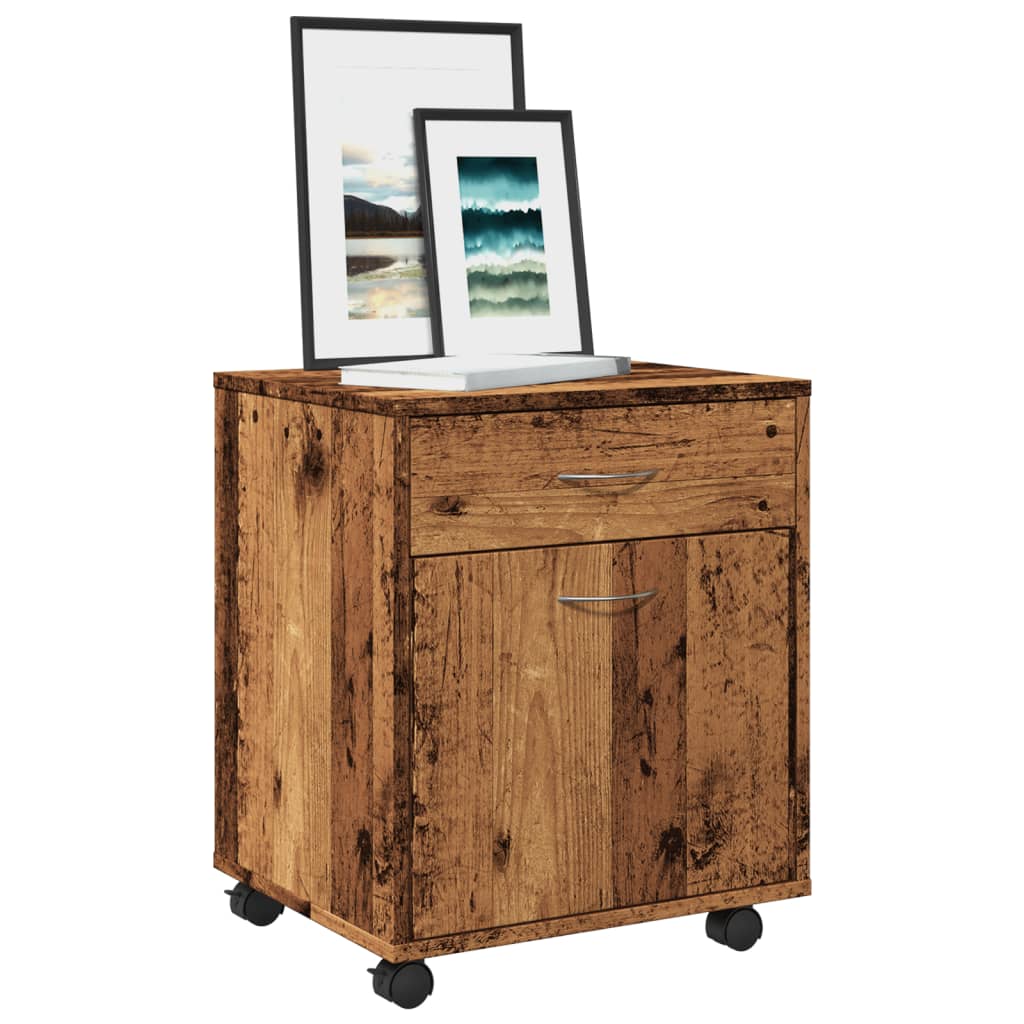 Rollcontainer Artisan-Eiche 45X38X54 Cm Holzwerkstoff