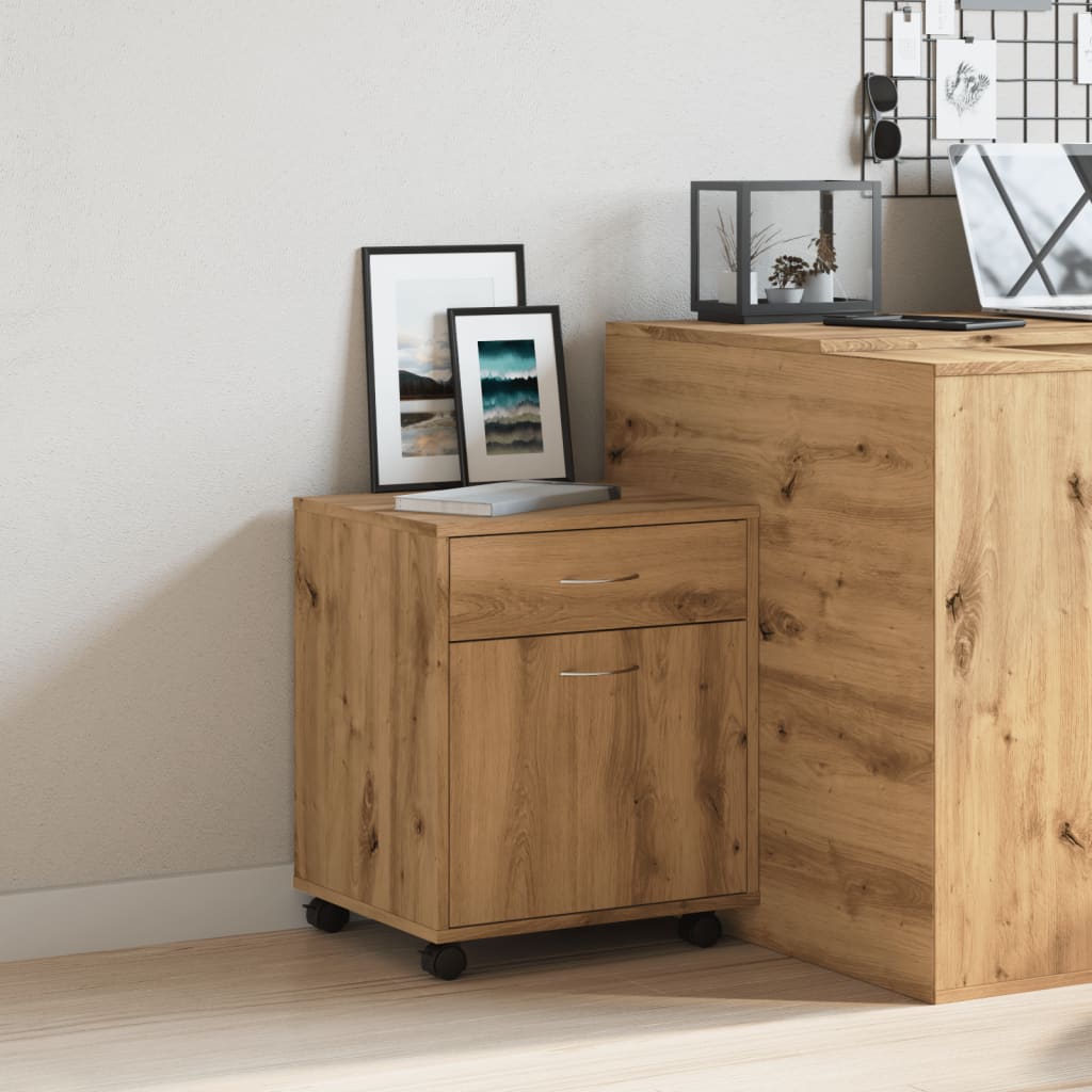 Rollcontainer Artisan-Eiche 45X38X54 Cm Holzwerkstoff
