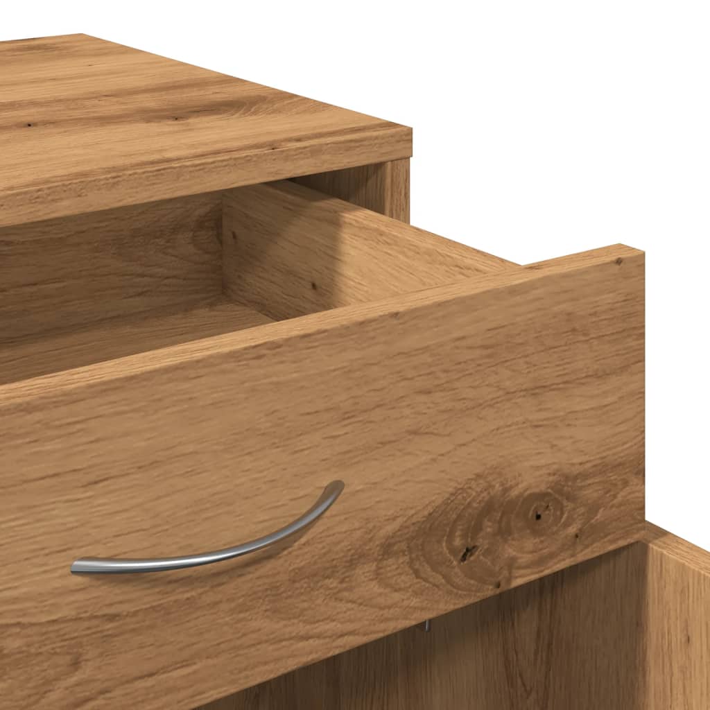 Rollcontainer Artisan-Eiche 45X38X54 Cm Holzwerkstoff