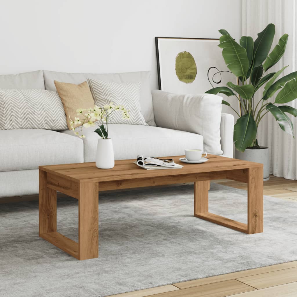 Couchtisch Artisan-Eiche 102X50X35 Cm Holzwerkstoff