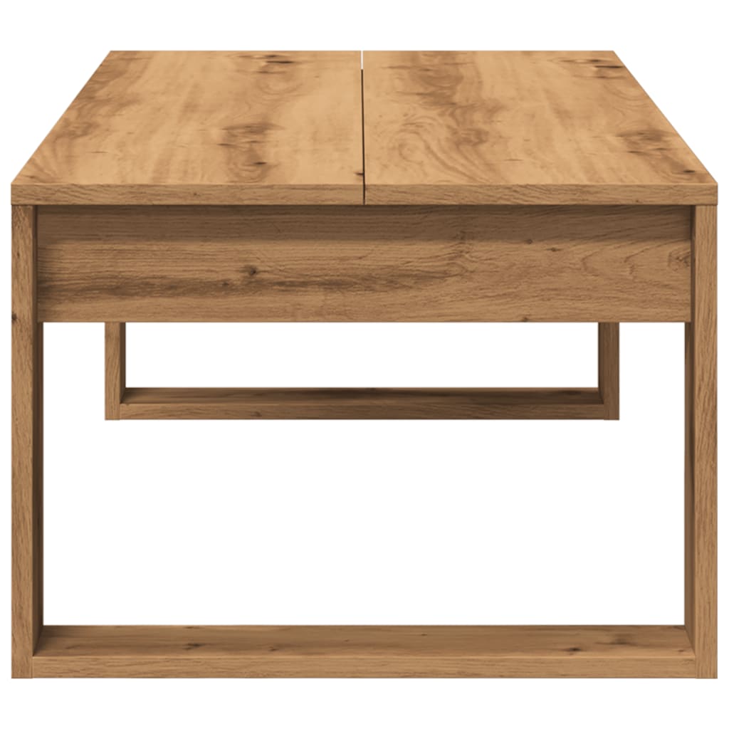 Couchtisch Artisan-Eiche 102X50X35 Cm Holzwerkstoff