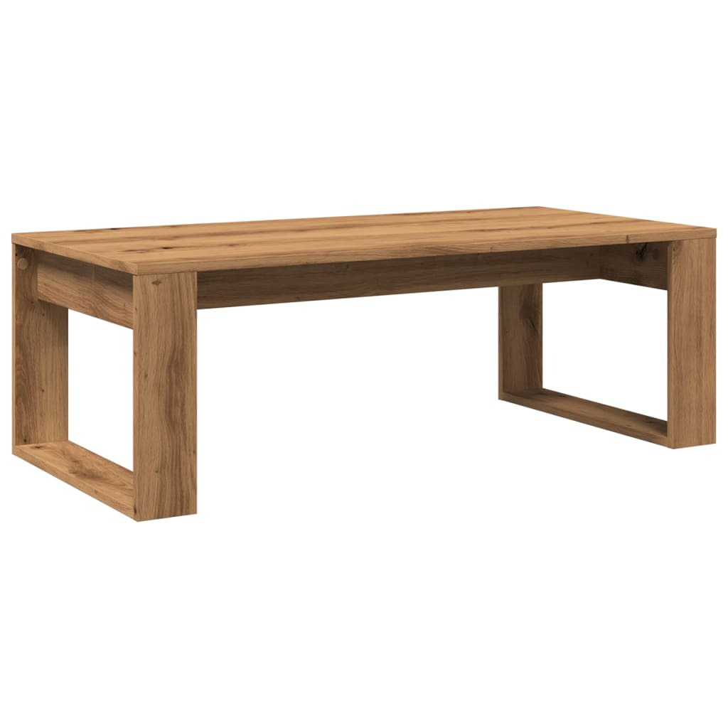 Couchtisch Artisan-Eiche 102X50X35 Cm Holzwerkstoff