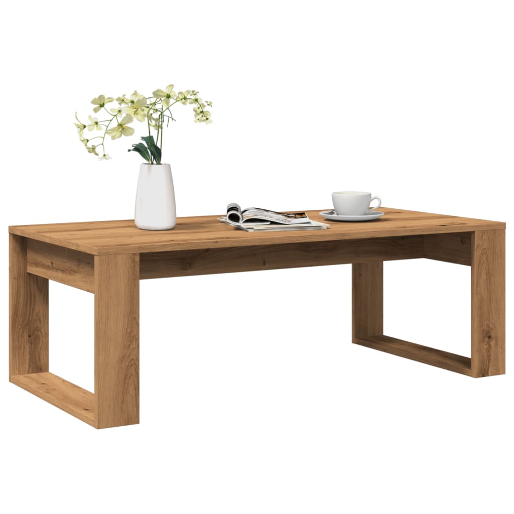 Couchtisch Artisan-Eiche 102X50X35 Cm Holzwerkstoff