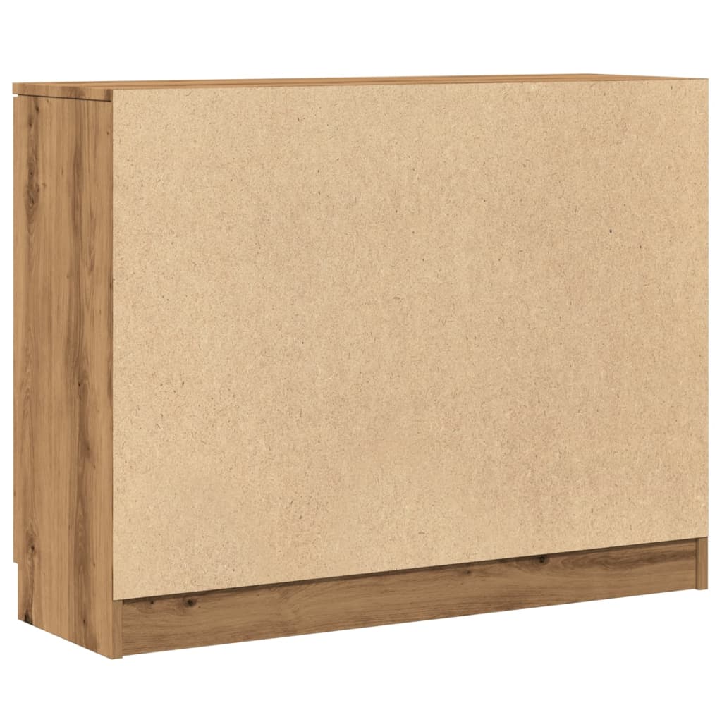Sideboard Artisan-Eiche 90,5X30X70 Cm Holzwerkstoff