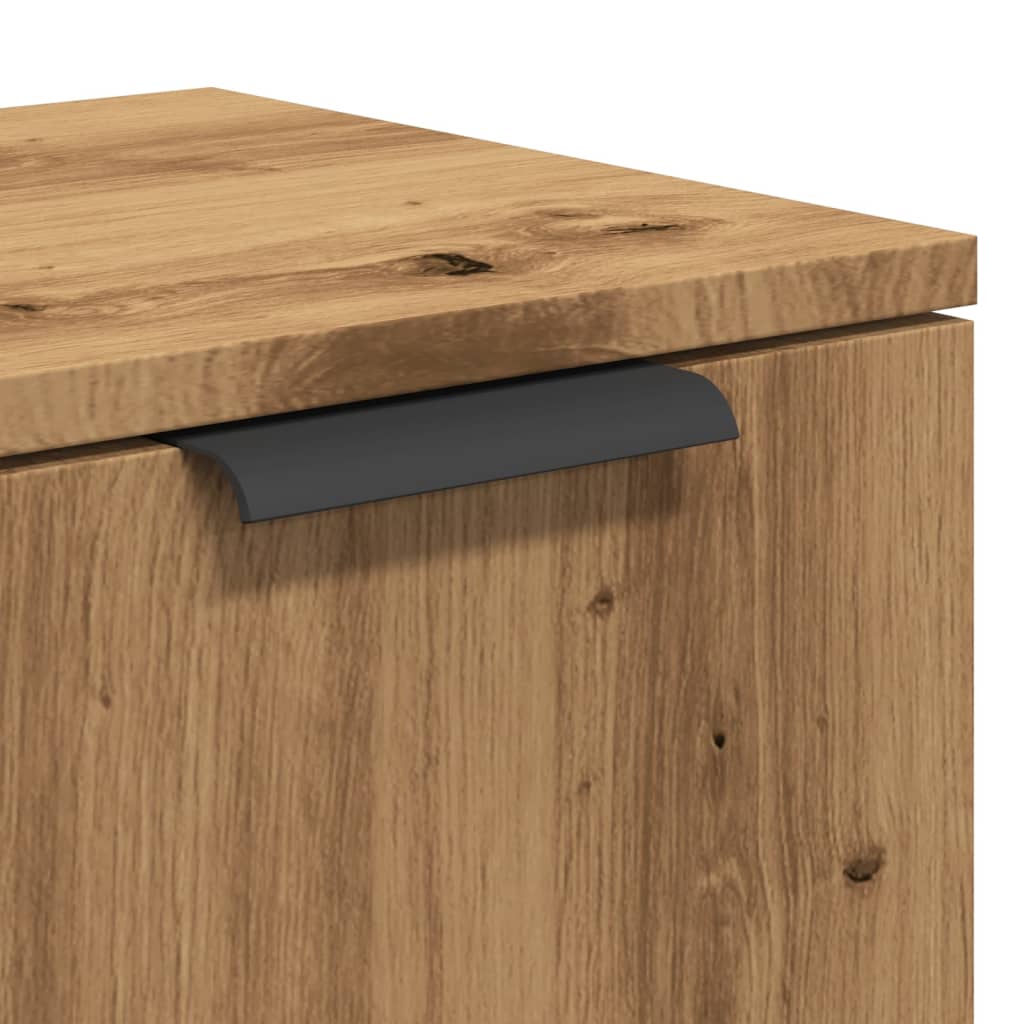 Sideboard Artisan-Eiche 90,5X30X70 Cm Holzwerkstoff