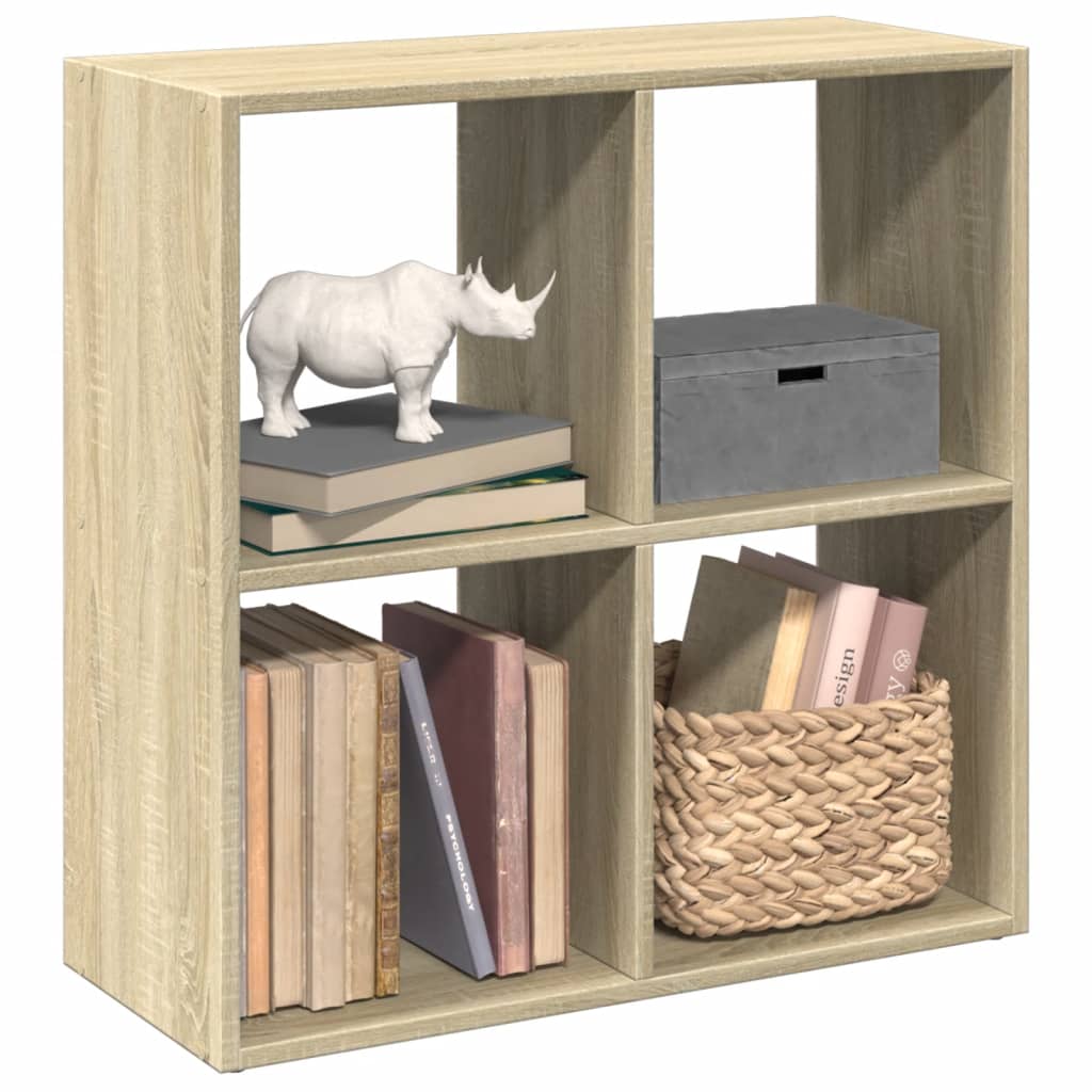 Bücherregal Artisan-Eiche 137,5X29X137,5 Cm Holzwerkstoff