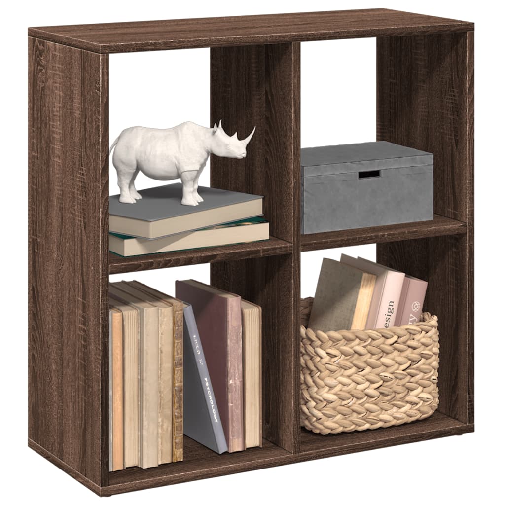 Bücherregal Artisan-Eiche 137,5X29X137,5 Cm Holzwerkstoff