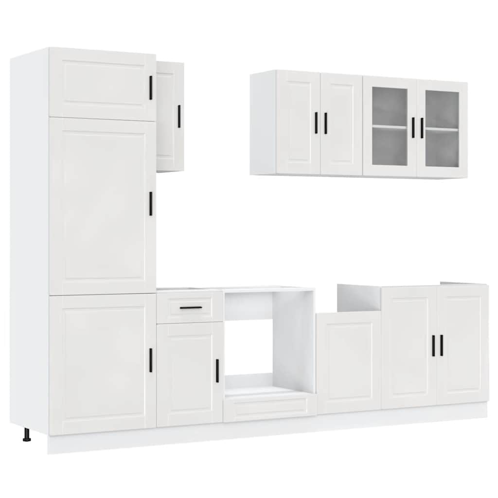 8-Tlg. Küchenschrank-Set Porto Holzwerkstoff