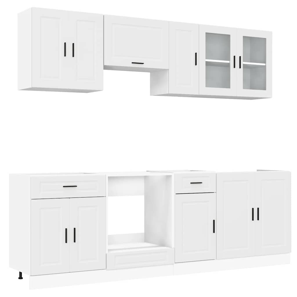 8-Tlg. Küchenschrank-Set Porto Holzwerkstoff