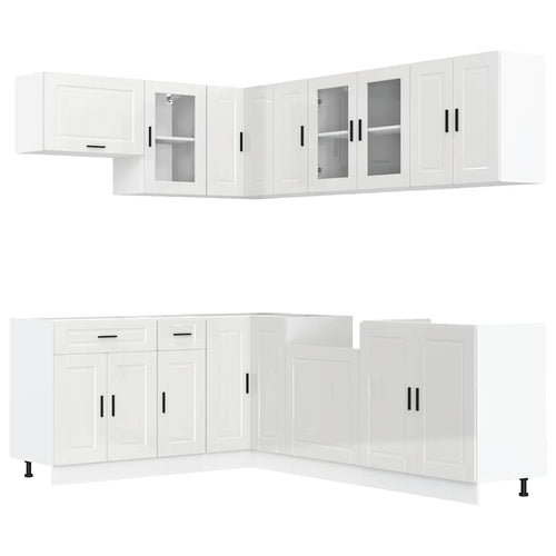 11-Tlg. Küchenschrank-Set Porto Holzwerkstoff