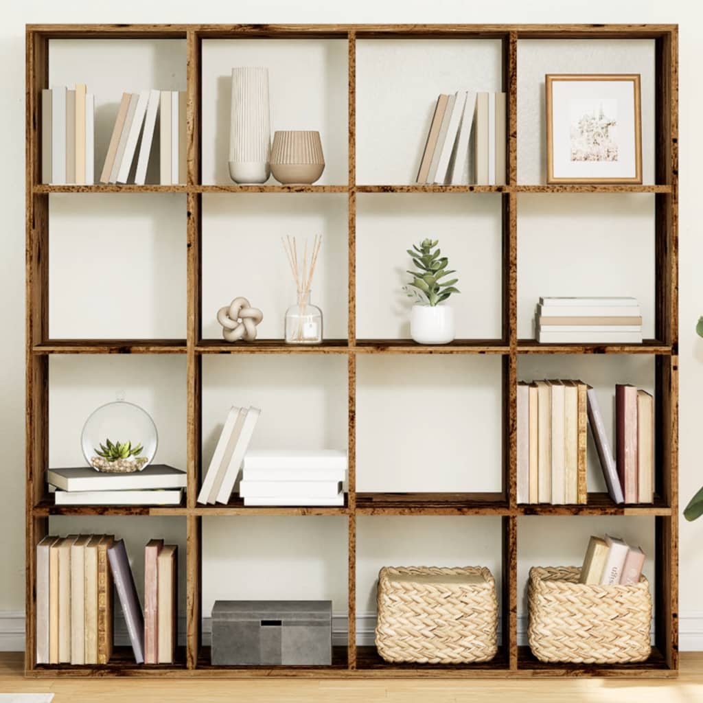 Bücherregal Artisan-Eiche 137,5X29X137,5 Cm Holzwerkstoff