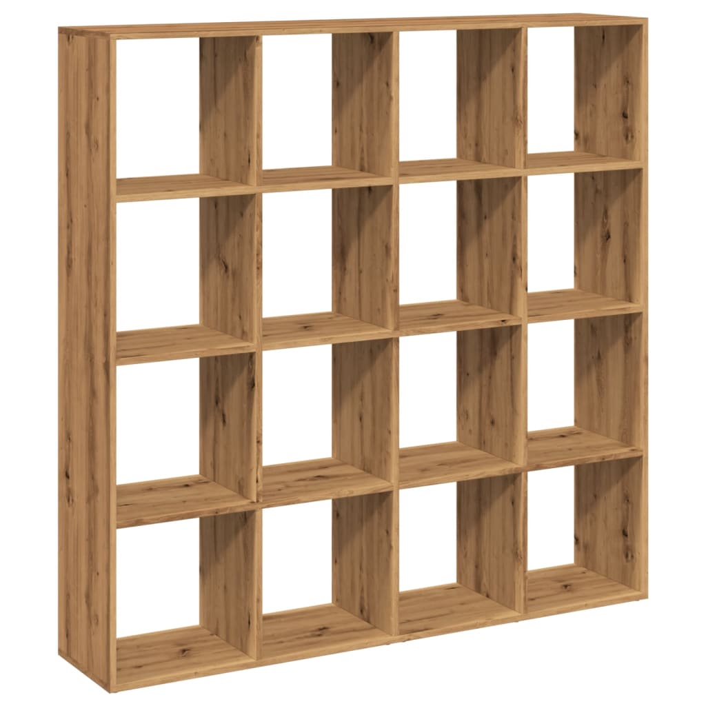 Bücherregal Artisan-Eiche 137,5X29X137,5 Cm Holzwerkstoff