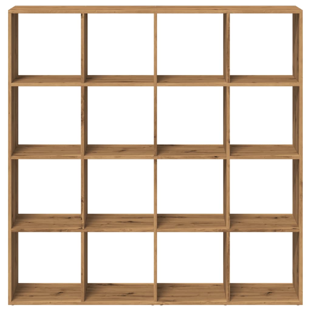 Bücherregal Artisan-Eiche 137,5X29X137,5 Cm Holzwerkstoff