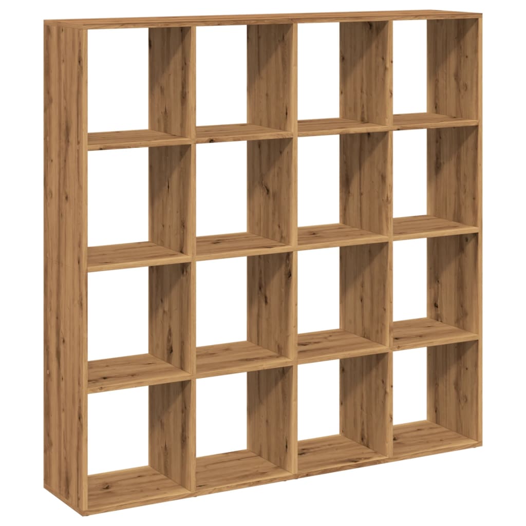 Bücherregal Artisan-Eiche 137,5X29X137,5 Cm Holzwerkstoff