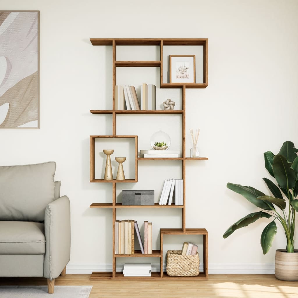 Bücherregal Artisan-Eiche 92X29X Holzwerkstoff