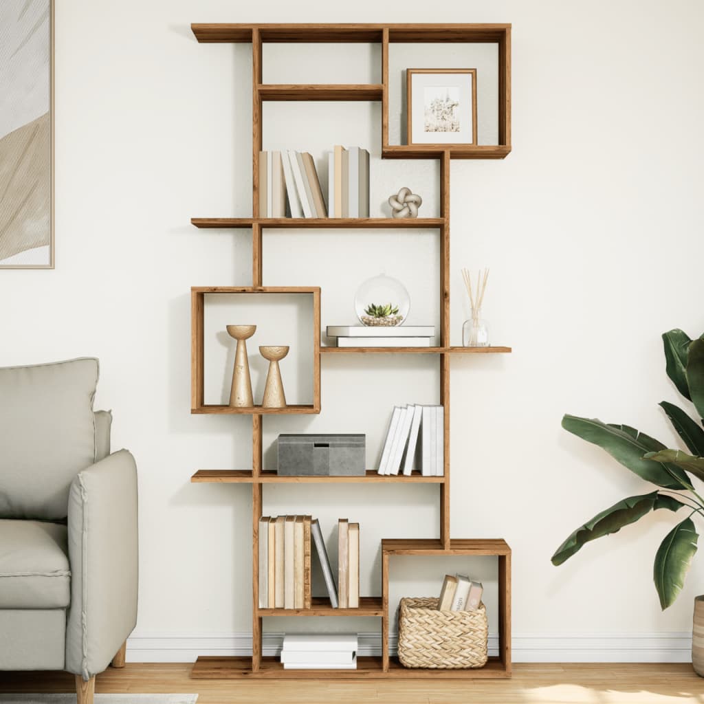 Bücherregal Artisan-Eiche 92X29X Holzwerkstoff
