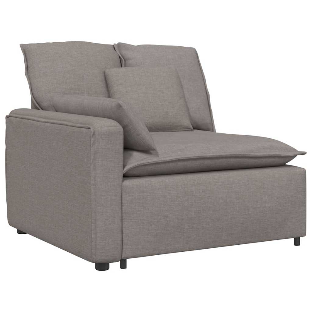 Modulares Sofa Mit Fußhocker Und Kissen