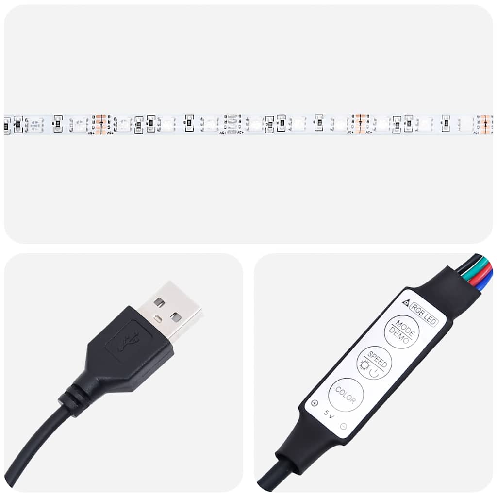 Wand-Nachttisch Mit Led-Leuchten Artisan-Eiche