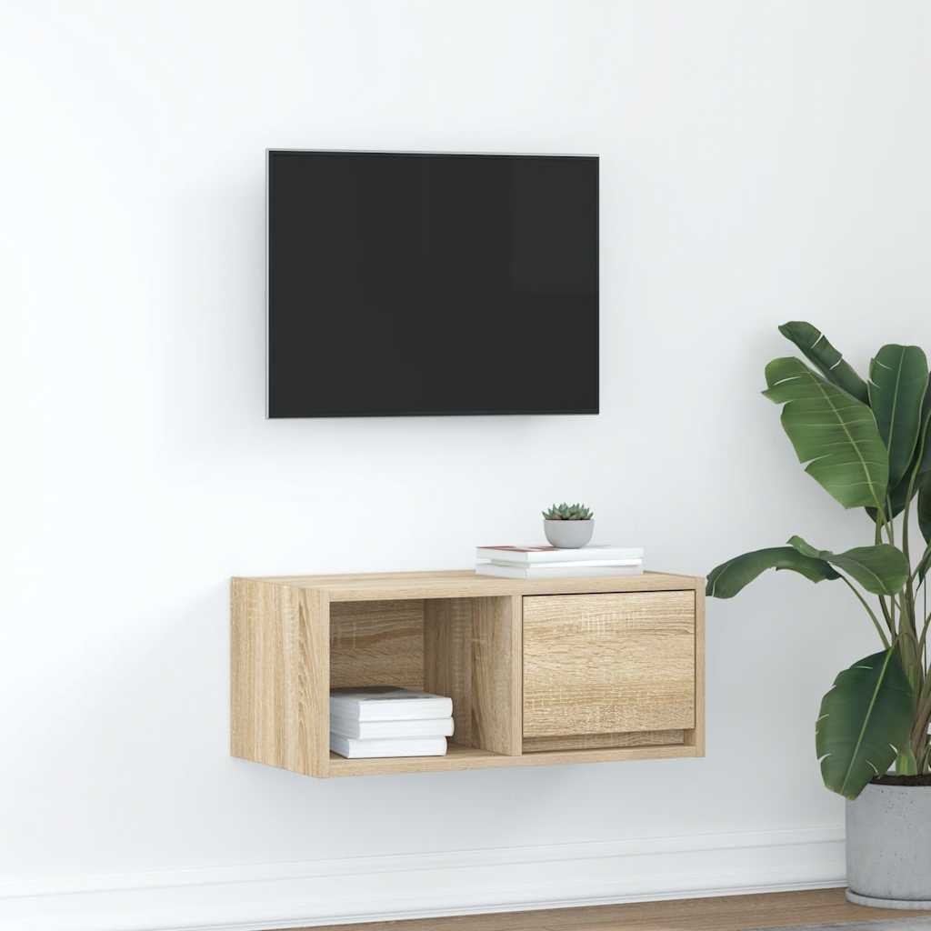Tv-Schränke 2 Stk. Artisan-Eiche 60X31X25,5 Cm Holzwerkstoff
