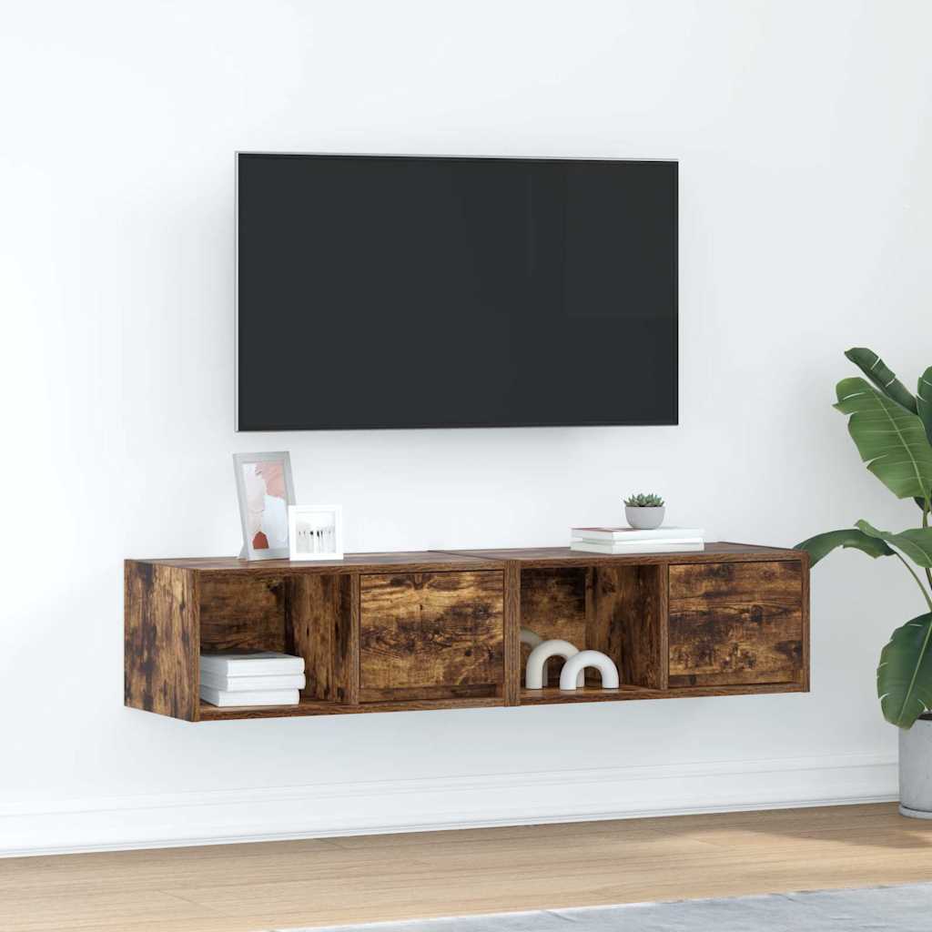 Tv-Schränke 2 Stk. Artisan-Eiche 60X31X25,5 Cm Holzwerkstoff