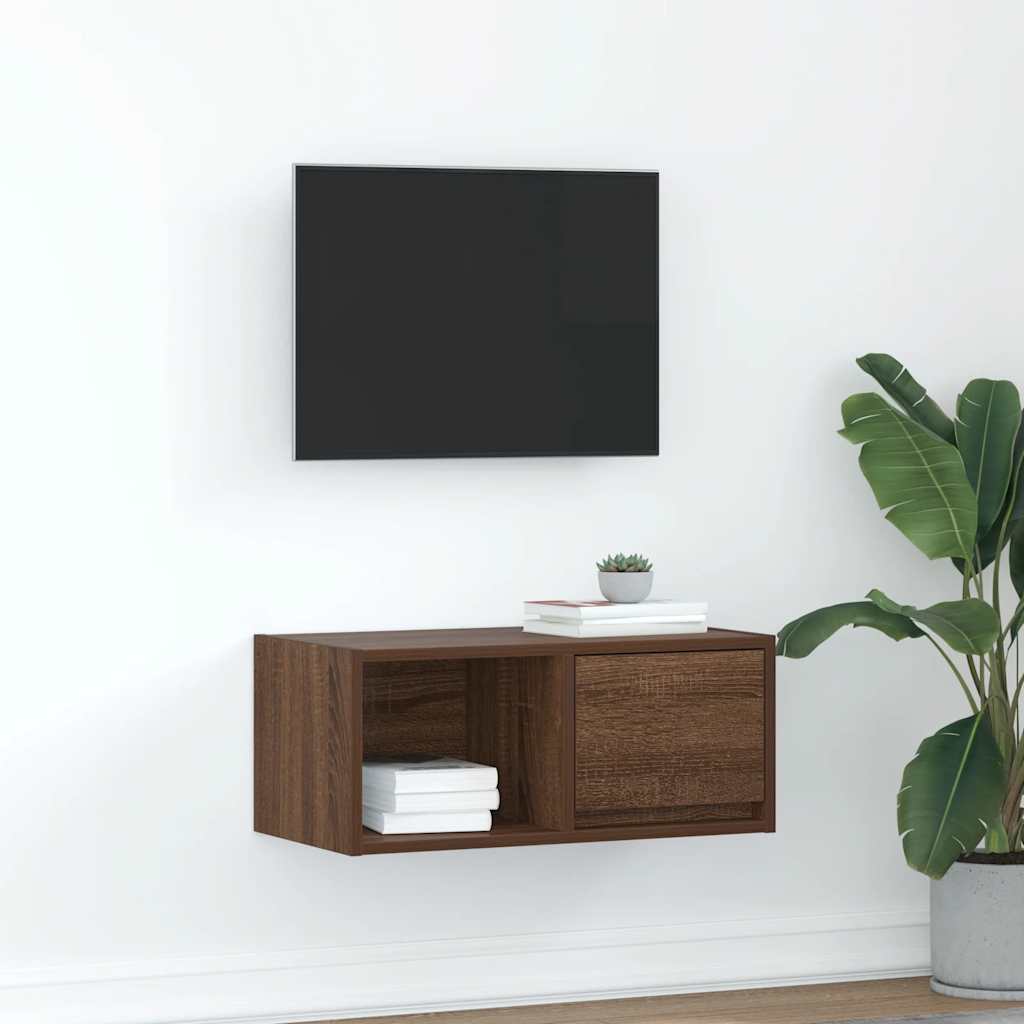 Tv-Schränke 2 Stk. Artisan-Eiche 60X31X25,5 Cm Holzwerkstoff