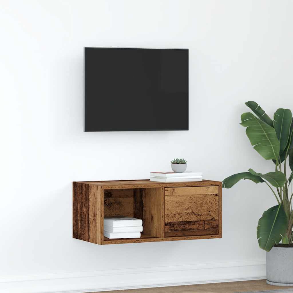 Tv-Schränke 2 Stk. Artisan-Eiche 60X31X25,5 Cm Holzwerkstoff