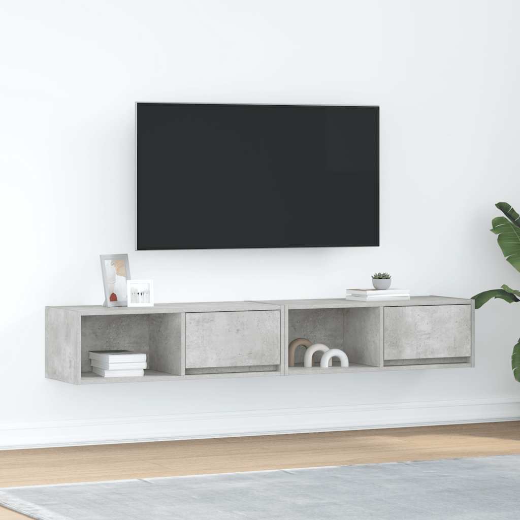 Tv-Schränke 2 Stk. Artisan-Eiche 60X31X25,5 Cm Holzwerkstoff