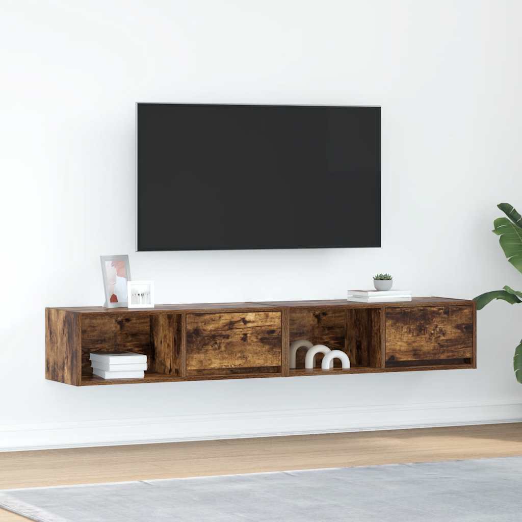Tv-Schränke 2 Stk. Artisan-Eiche 60X31X25,5 Cm Holzwerkstoff
