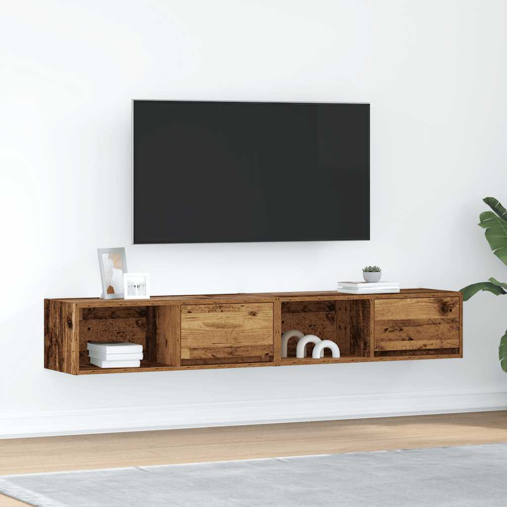 Tv-Schränke 2 Stk. Artisan-Eiche 60X31X25,5 Cm Holzwerkstoff
