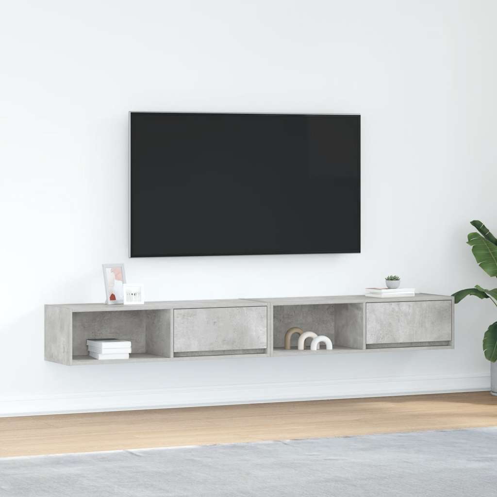 Tv-Schränke 2 Stk. Artisan-Eiche 60X31X25,5 Cm Holzwerkstoff