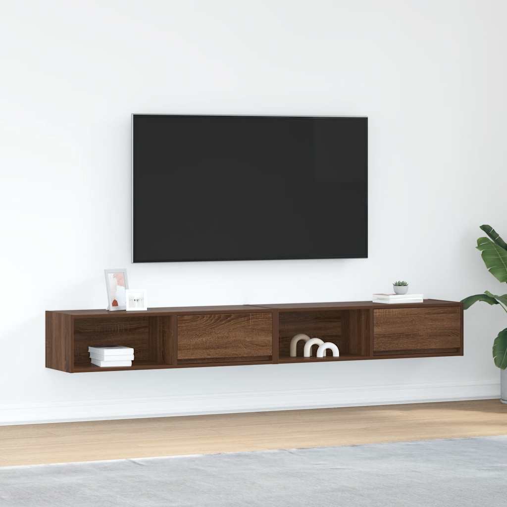 Tv-Schränke 2 Stk. Artisan-Eiche 60X31X25,5 Cm Holzwerkstoff