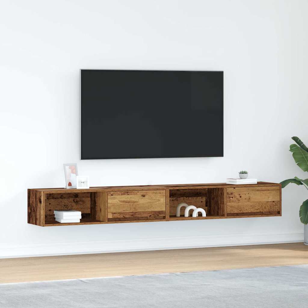 Tv-Schränke 2 Stk. Artisan-Eiche 60X31X25,5 Cm Holzwerkstoff