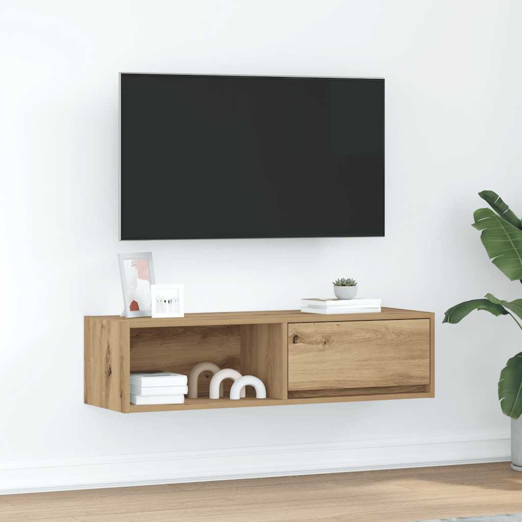 Tv-Schränke 2 Stk. Artisan-Eiche 60X31X25,5 Cm Holzwerkstoff
