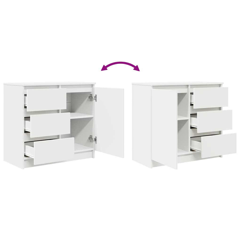 Sideboard Mit Schublade 71X35X65 Cm Holzwerkstoff