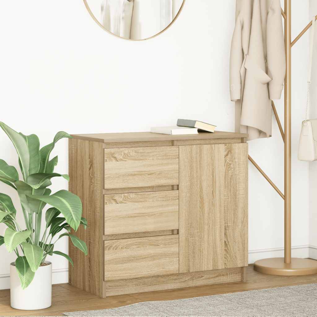Sideboard Mit Schublade 71X35X65 Cm Holzwerkstoff