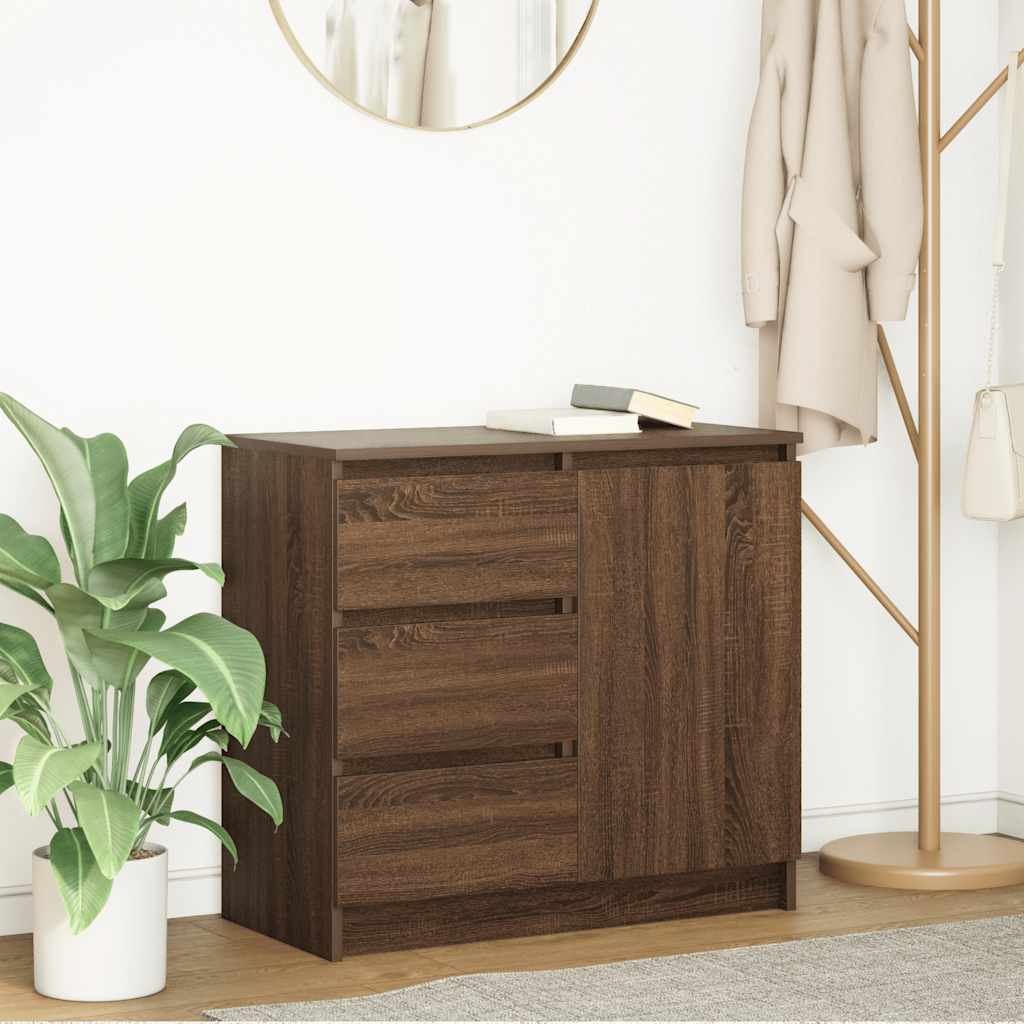 Sideboard Mit Schublade 71X35X65 Cm Holzwerkstoff