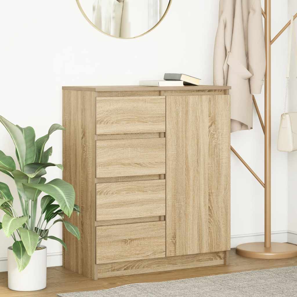 Sideboard Mit Schubladen 71X35X84 Cm Holzwerkstoff