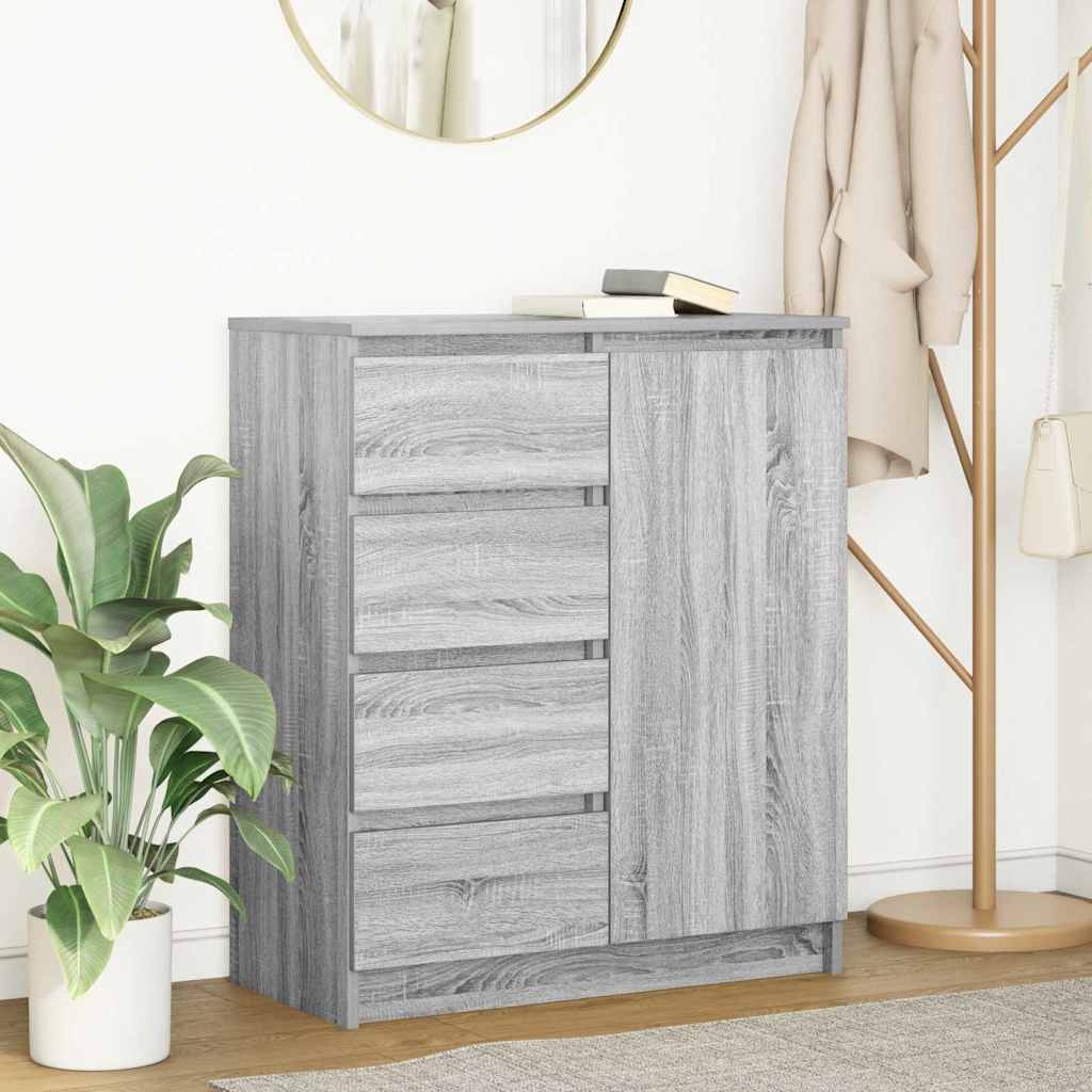 Sideboard Mit Schubladen 71X35X84 Cm Holzwerkstoff