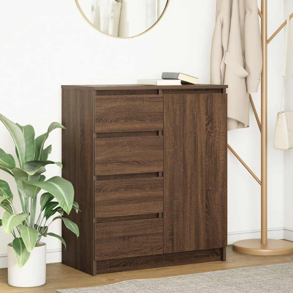 Sideboard Mit Schubladen 71X35X84 Cm Holzwerkstoff