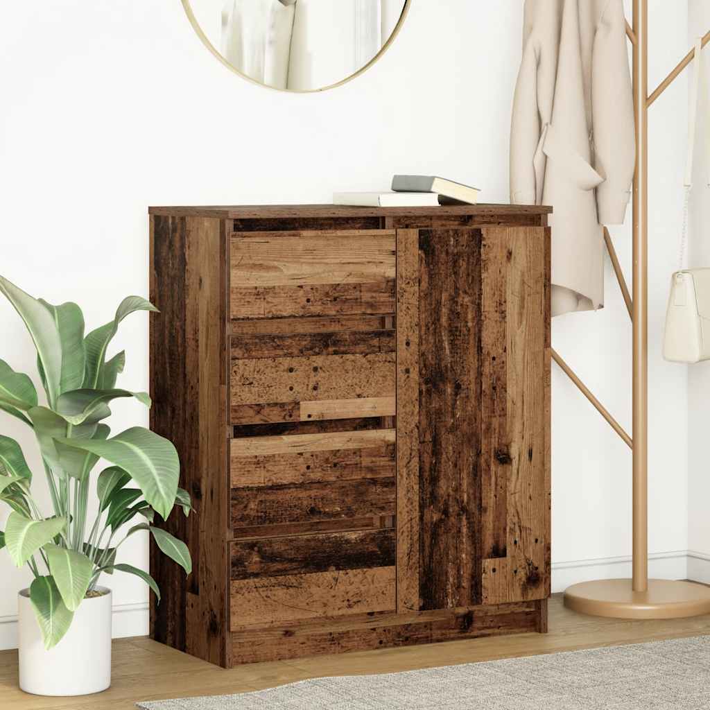 Sideboard Mit Schubladen 71X35X84 Cm Holzwerkstoff