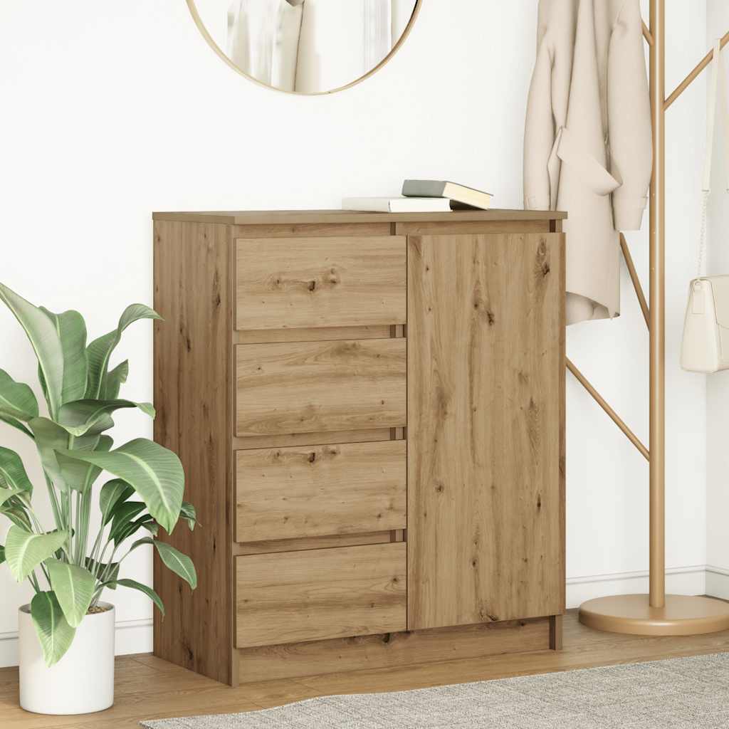 Sideboard Mit Schubladen 71X35X84 Cm Holzwerkstoff